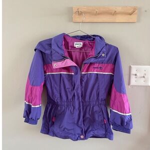 Vintage 90s OshKosh B'gosh purple Ski Snow Winter Jacket Coat Sz 6X
